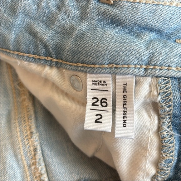 LOFT Girlfriend Jeans Light Indigo Straight Leg - Picture 14 of 15